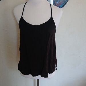 No Boundaries Elegant Black Tank Top